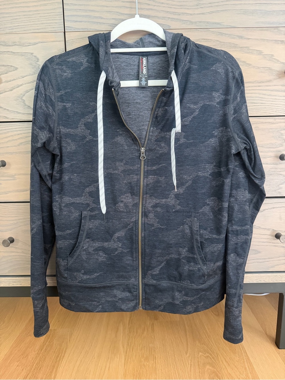 Kirkland Signature Camo Charcoal/Black Hoodie